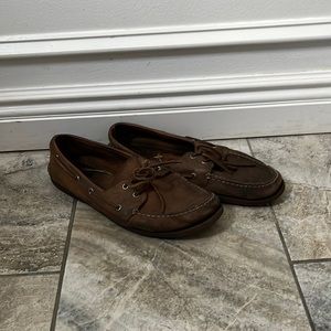 Sperry Boat Shoes Brown Leather